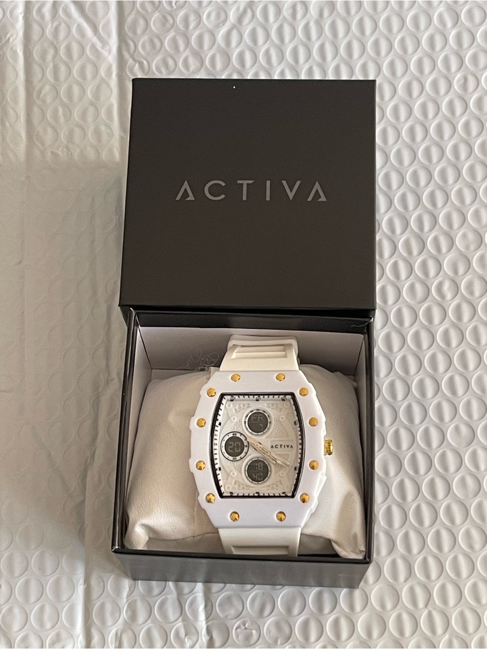 Activa X Invicta Digital Essentials Men's Watch - 42.8mm, White new - Picture 12 of 12